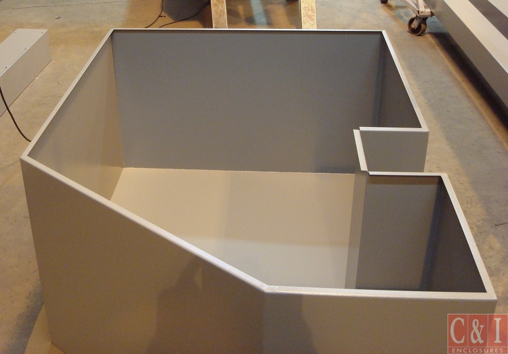 a close up of a box
