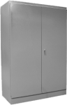 a close up of a door
