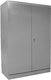 a close up of a door