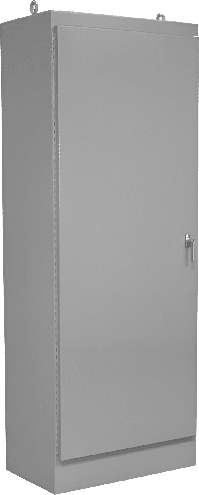 a close up of a door