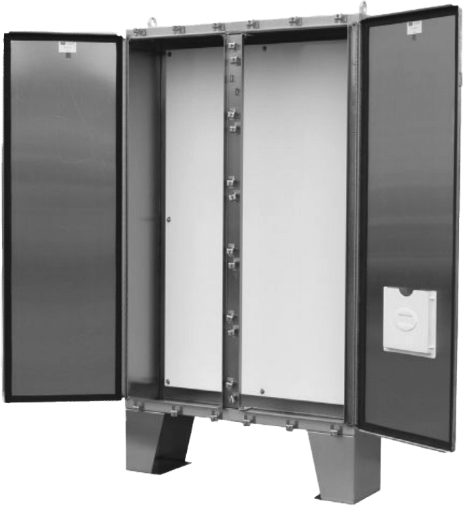 a close up of a door