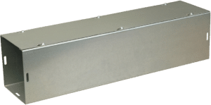 a close up of a box